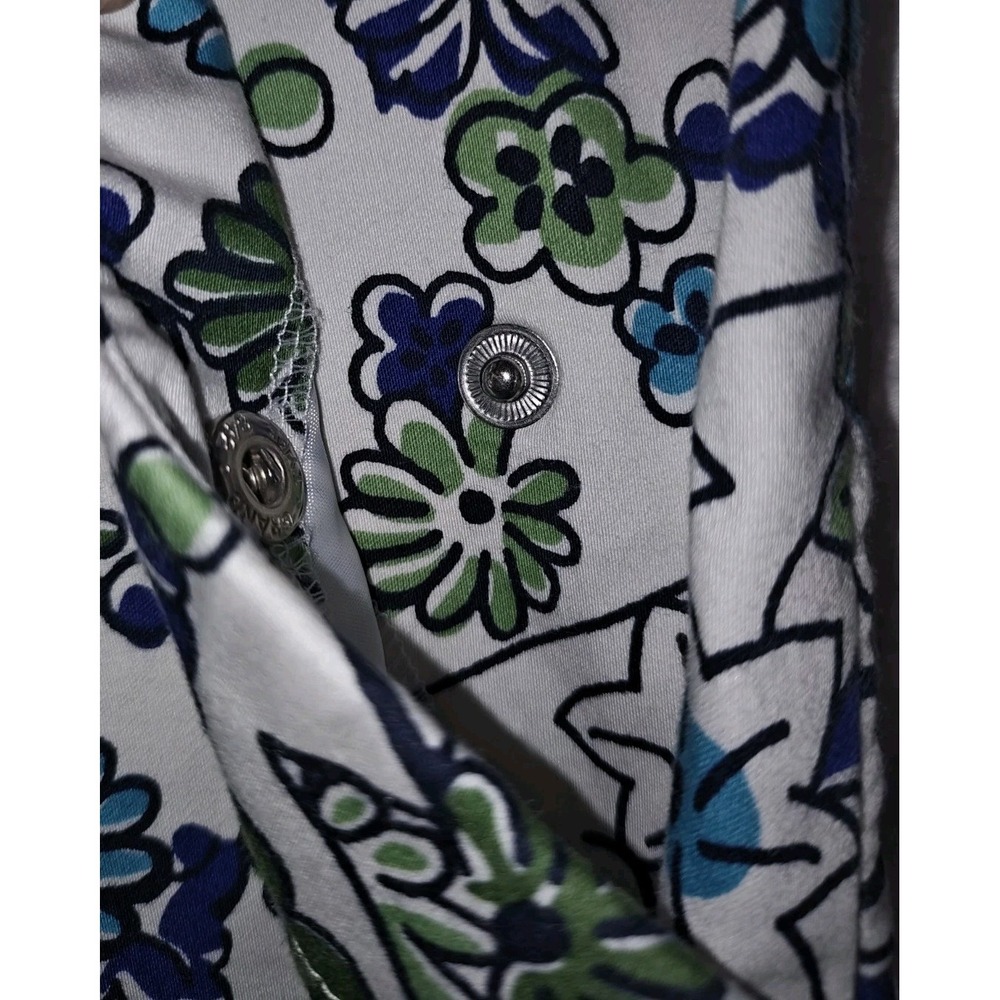 Liz Golf Skort Womens 16 White Blue Green Floral Golf Tennis Skirt Shorts - Picture 12 of 16
